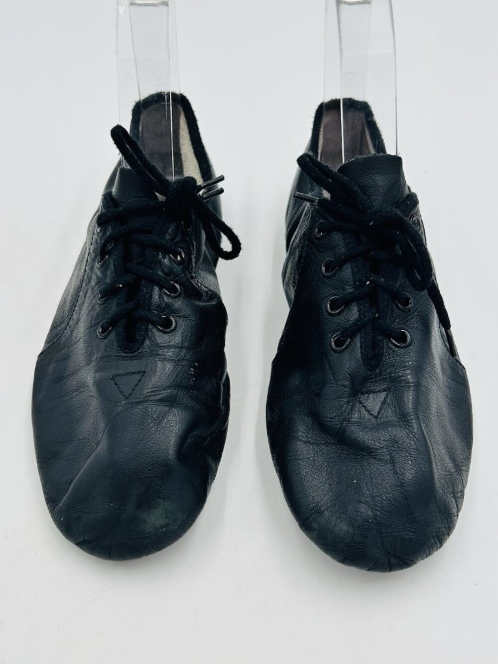Dance Jazz Shoes Bloch Adult Size 6.5 Top Black Leather Lace Up